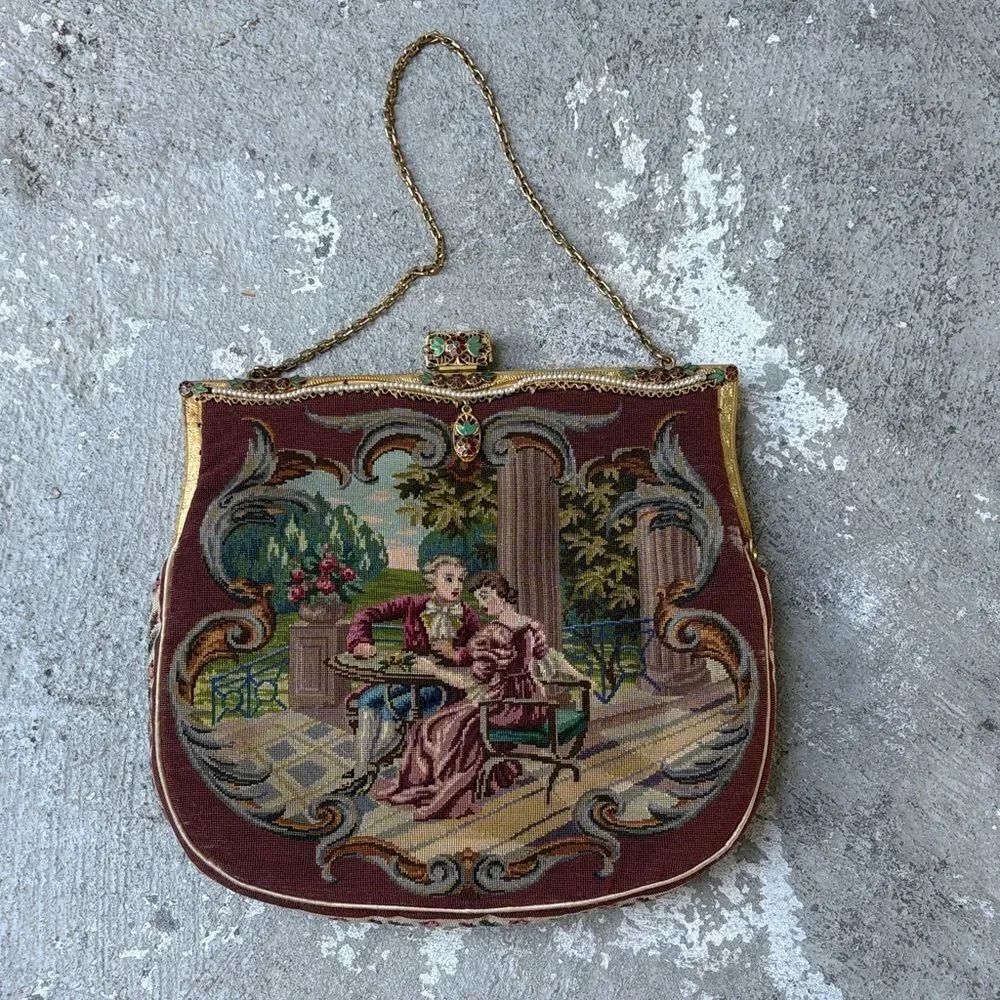 French tapestry bag